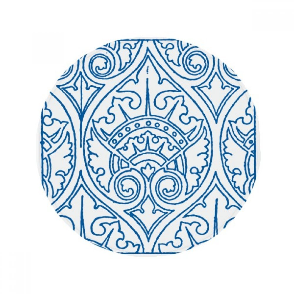 Tapis de sol rond Talavera pour cuisine et salon 80cm