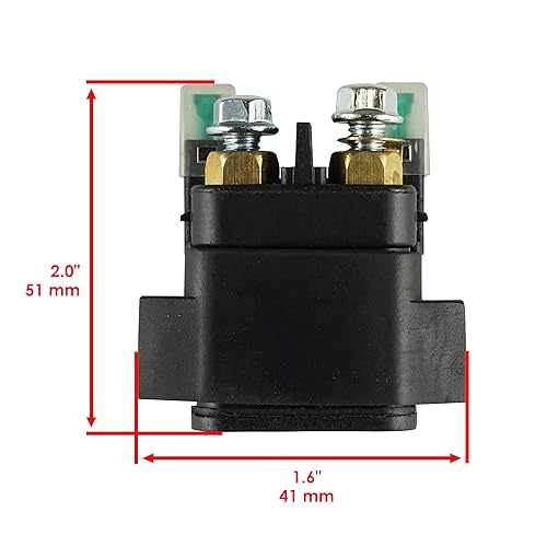 Miniatura 3 de Caltric Solenoide de relé de arranque de 12 V compatible con Yamaha FZ1 FZS1000 FZ-1 FZS1 2001 2002 2003 2004