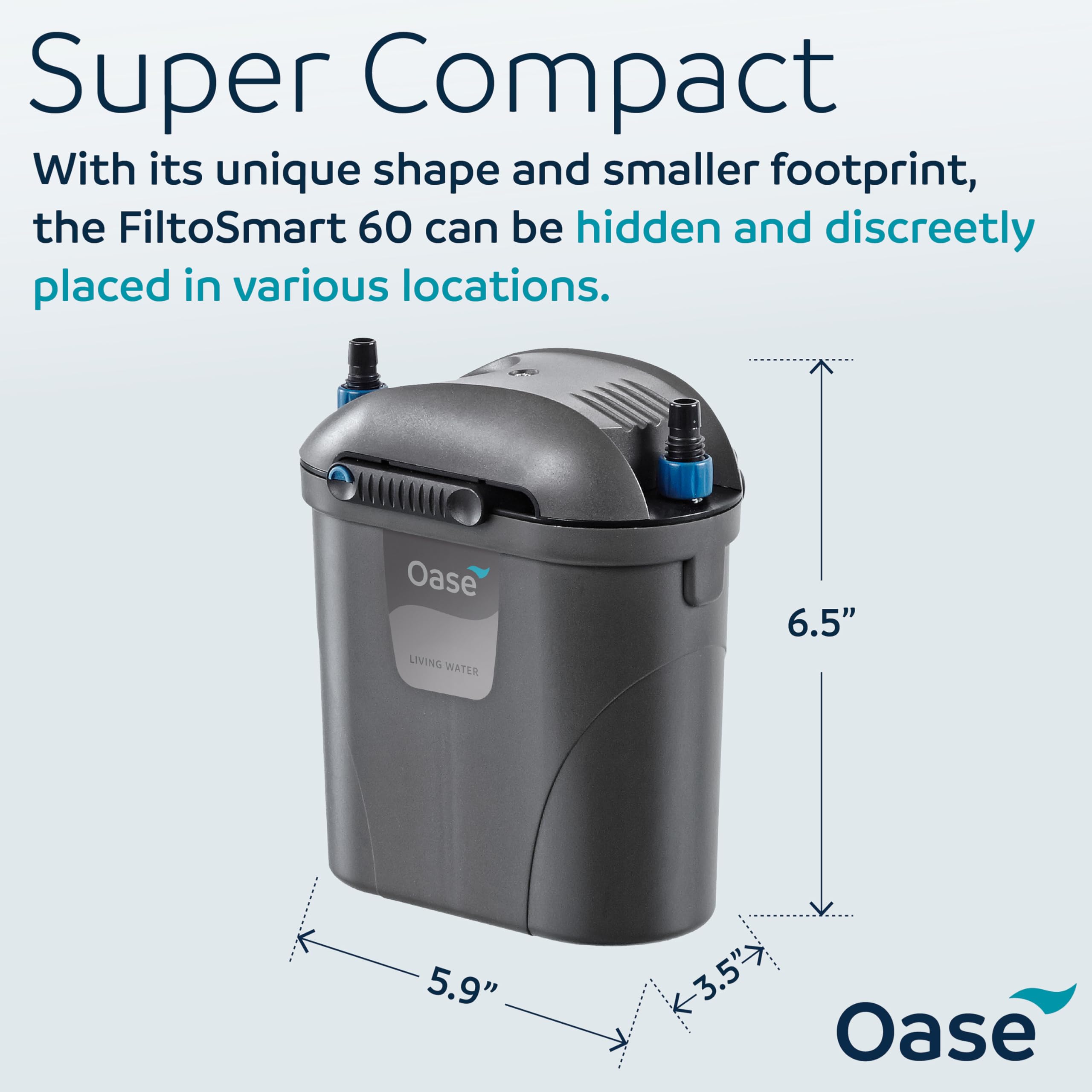 Amazon.com : Oase FiltoSmart 60 Canister Filter for Aquariums