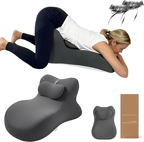 Moodie - Almohada de intimidad, almohada de cuña, almohada Moodie para parejas, ángulo de 27, posición perfecta, cojín de espuma viscoelástica para