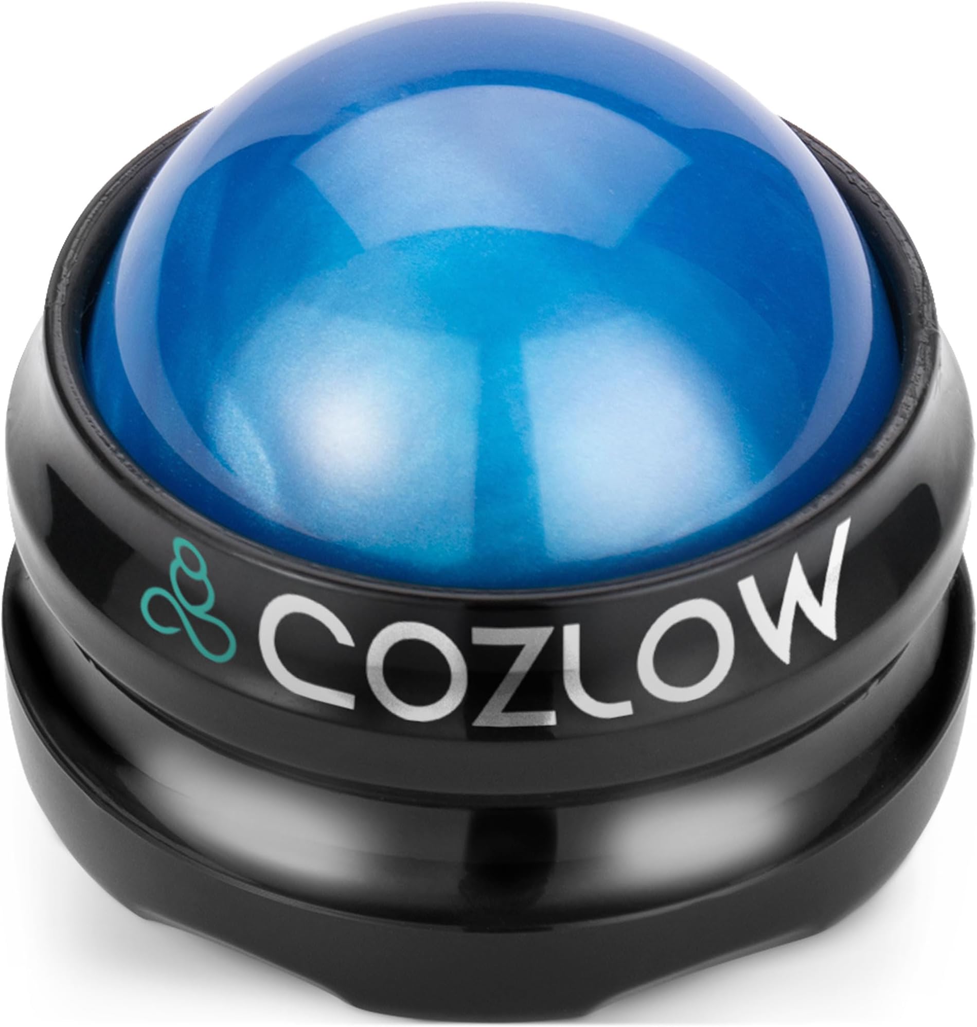 Cozlow Massage Roller Ball, Handheld Back Roller Massager Manual Massage Ball for Trigger Point Deep Tissue Myofascial Release, Back, Neck, Leg, Shoulder, Foot Pain Relief
