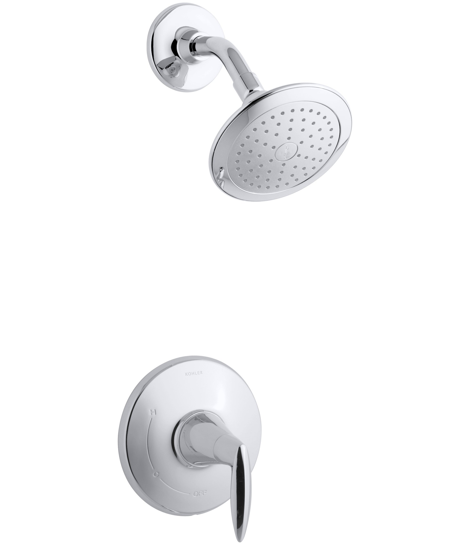 Kohler K-TS45106-4-CP Alteo Duschblende – Chrom Poliert, Für Rite-Temp Ventile