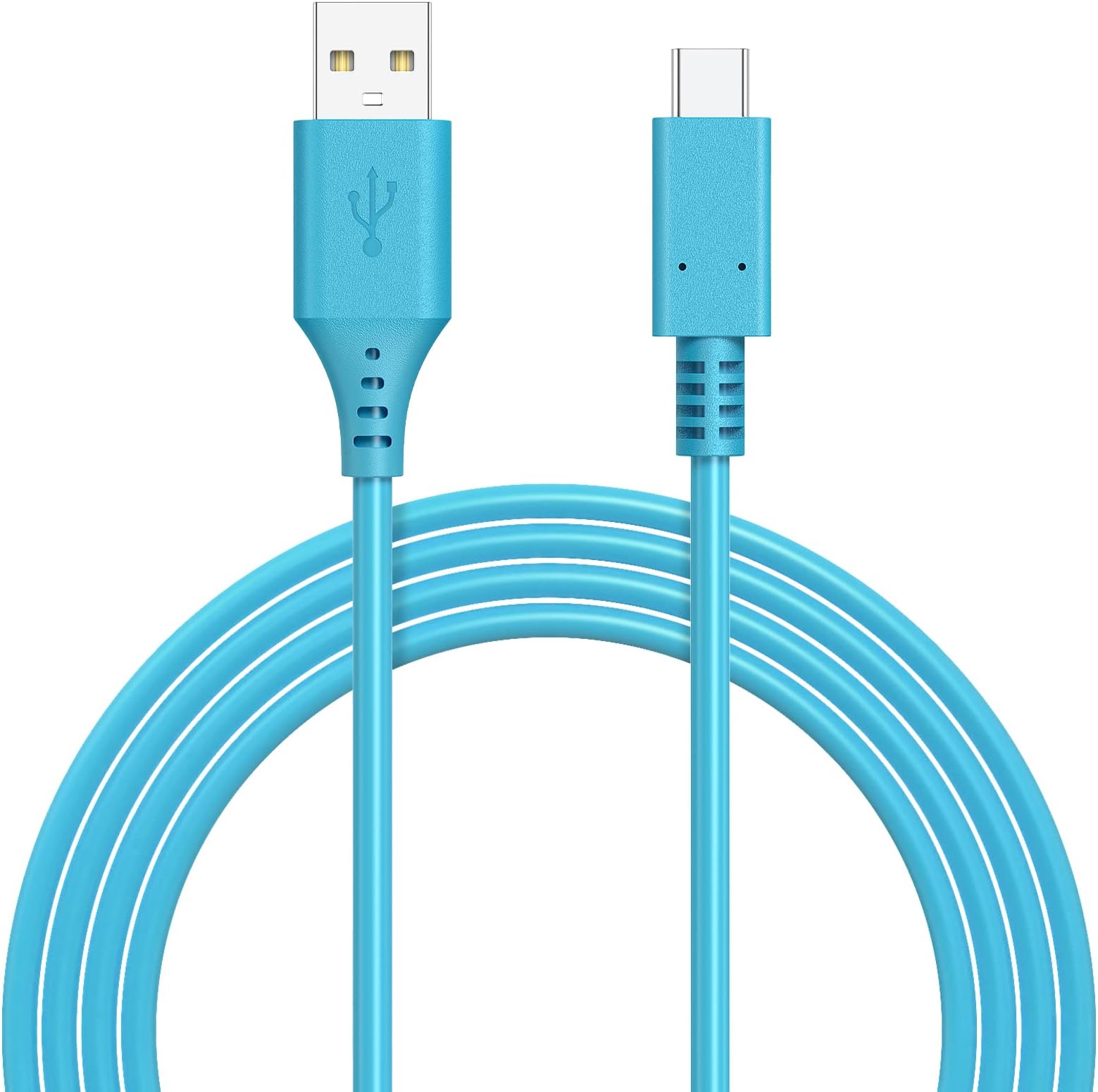 Fast Charging Cable for Switch/Switch Lite/Switch OLED/PS5/Xbox Series Controller, Long USB C Charger Cord for Samsung Galaxy S9 S8 Note 8 and Other USB C Cable (9.8ft) Blue