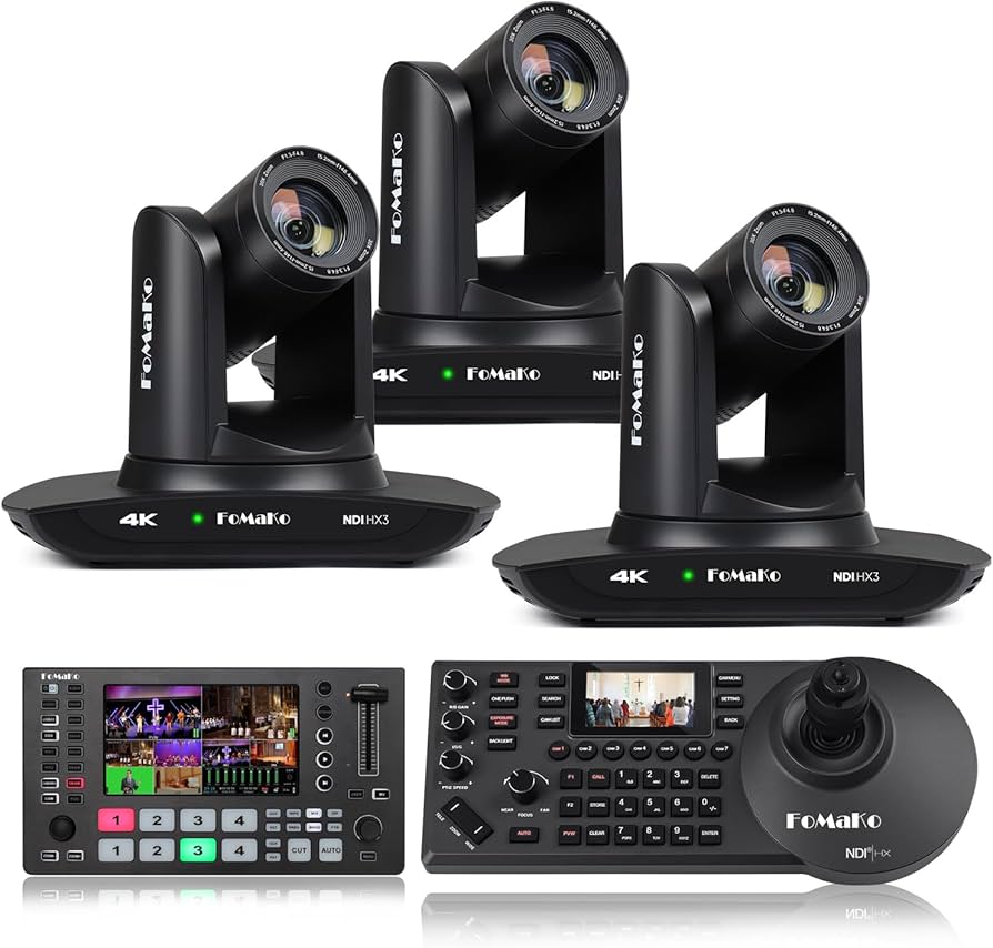 Amazon.com : FoMaKo 4K 30x NDI PTZ Camera,30x Optical Zoom,for