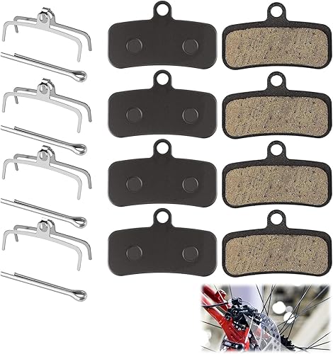 Alriedy Pastillas de freno de disco para bicicleta, pastillas de freno Shimano X