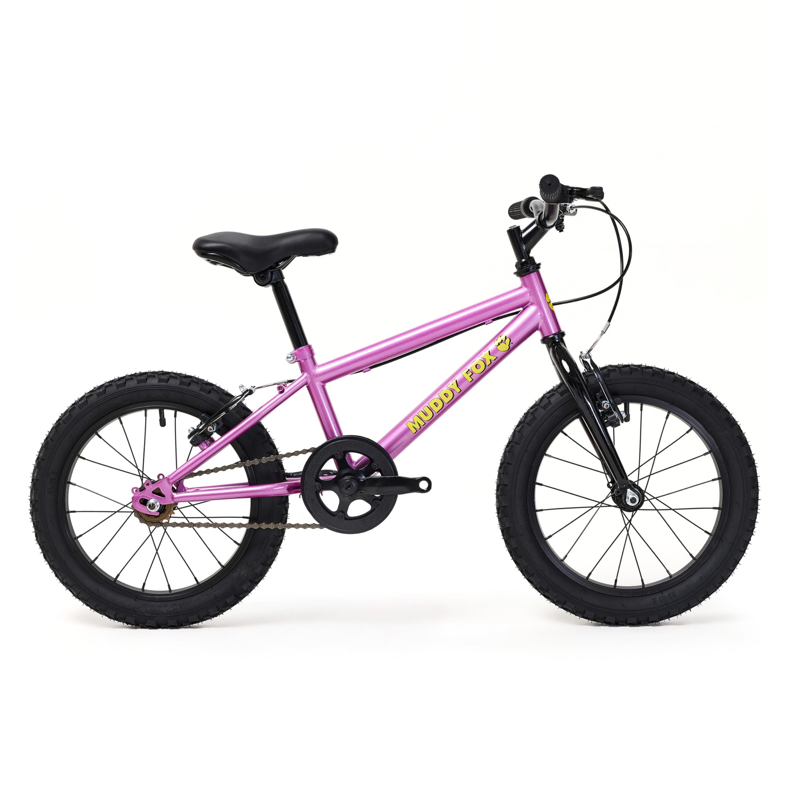 Muddyfox Kids Trail Bike 16 inch Single Speed Lightweight Steel Frame V-Brakes Aged 4-6
