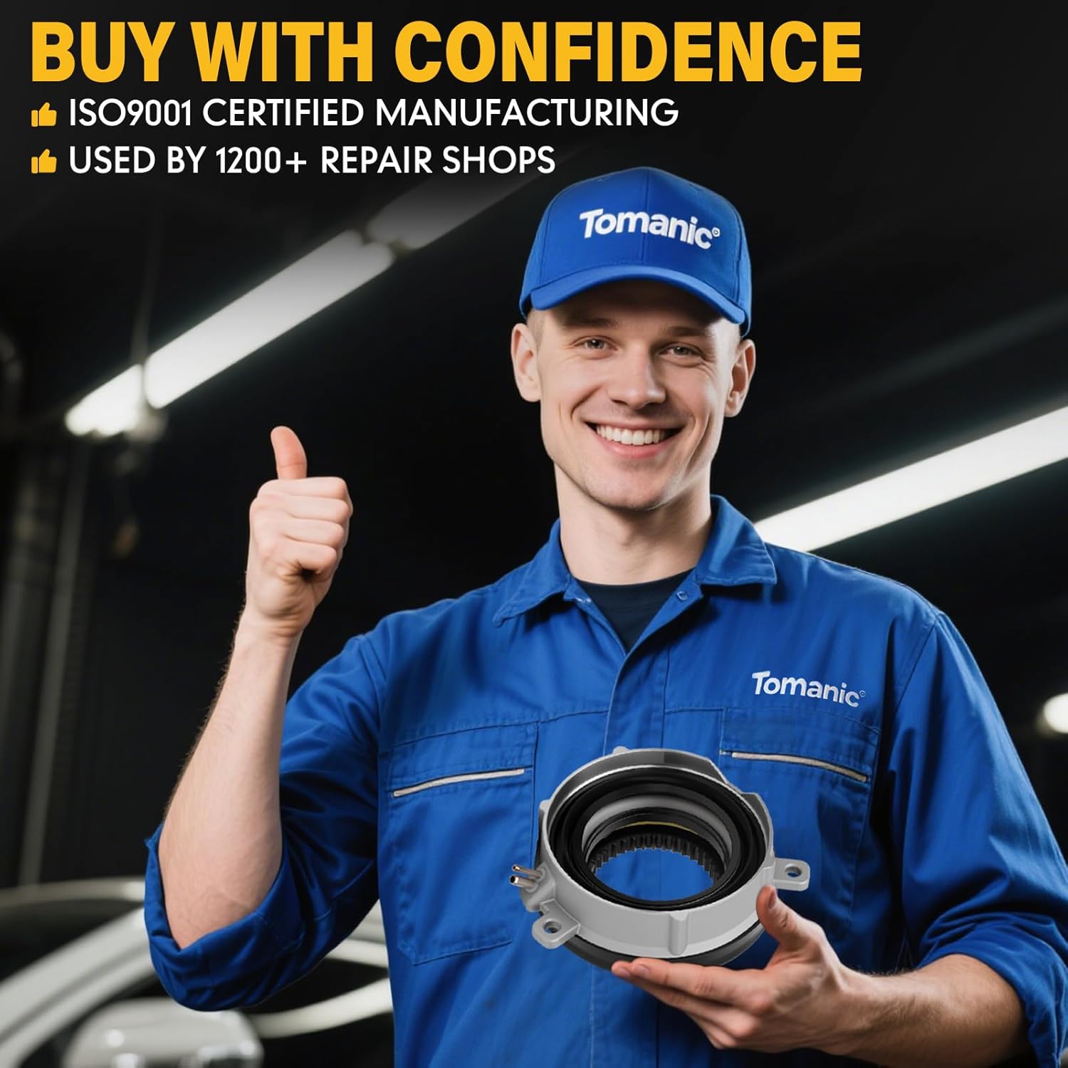 HL1Z-3C247-A 4WD Hub Auto Locking Actuator - Compatible with Ford F150 2015-2020, Bronco 2022-2024, Expedition 2016-2021, Lincoln Navigator 2016-2021, Direct Replace OEM #GL1Z-3C247-A