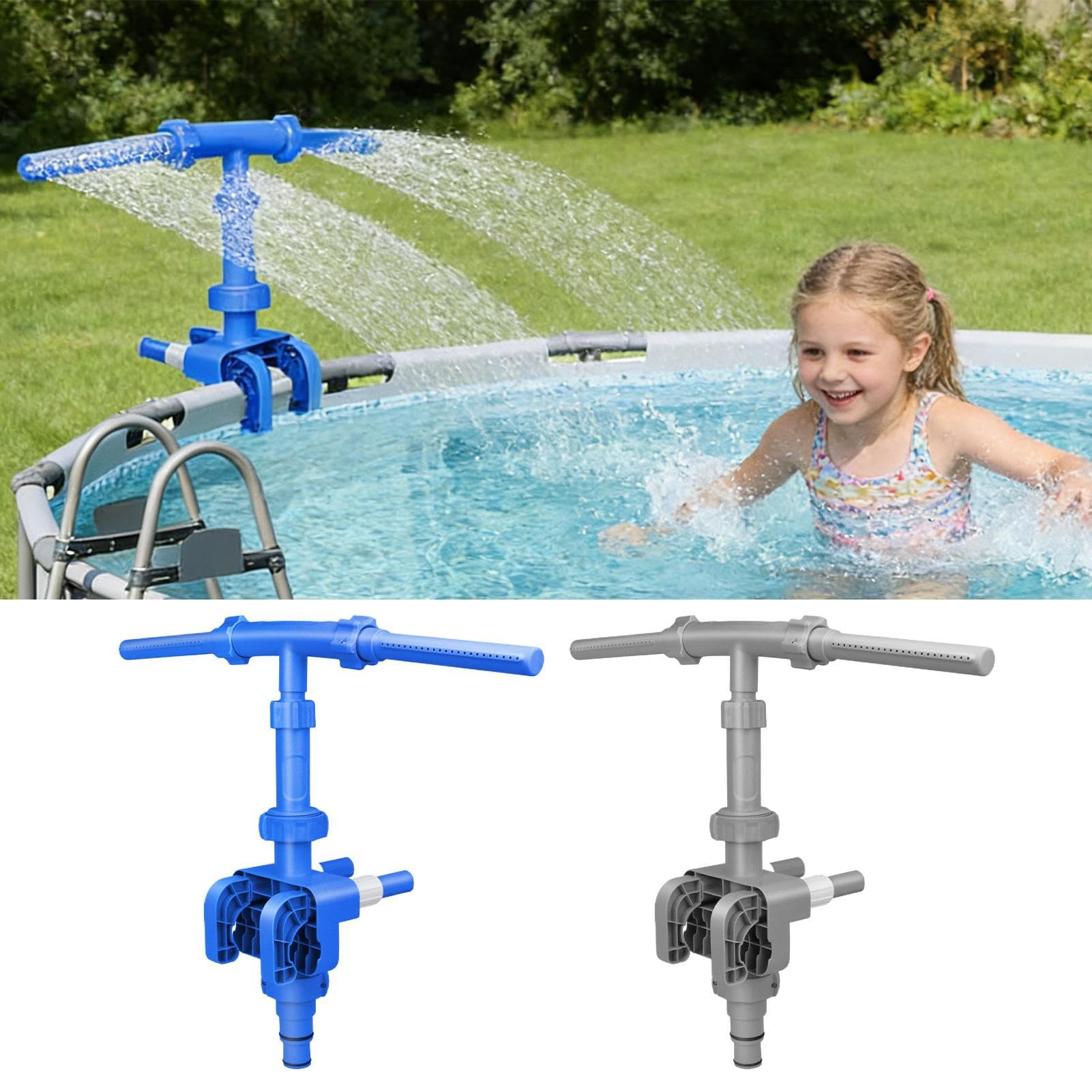 Fountain woda w sprayu do basenu, obracana o 360 stopni, z wysokim ciśnieniem, wydajna, regulowana chłodnica do użytku na zewnątrz, do spa, na podwórku, do parku, podwórka, dekoracja, funkcjonalny PP