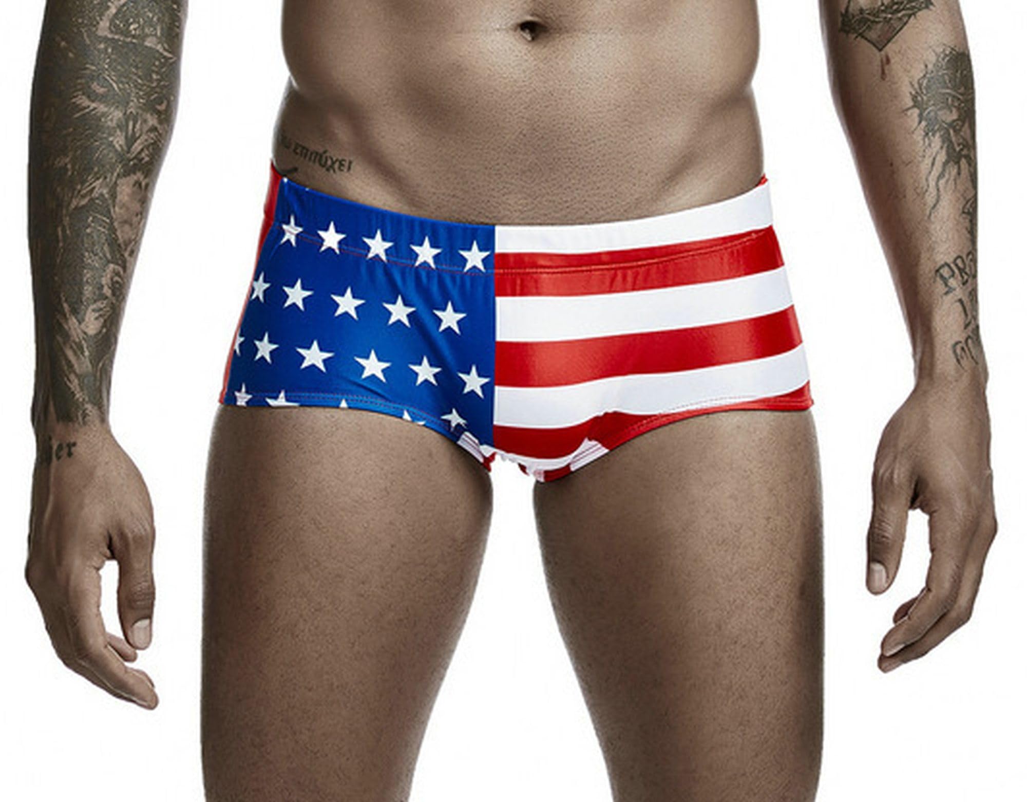 GFM® Slip de bain pour homme, motif drapeau britannique Union Jack (SWM-UJ-A)