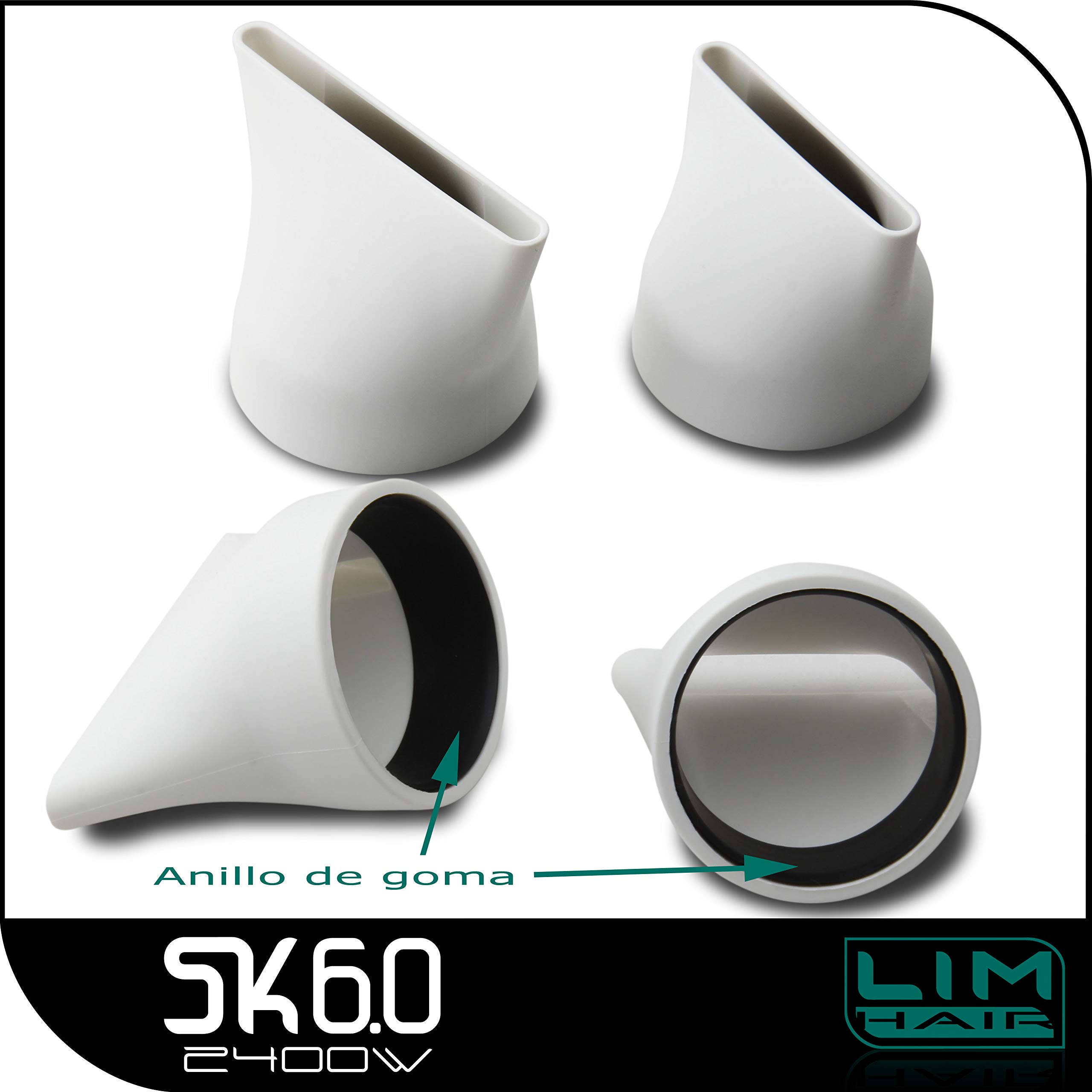 Lim hair - Asciugacapelli professionale SK 6.0, 2400 W (Turchese)
