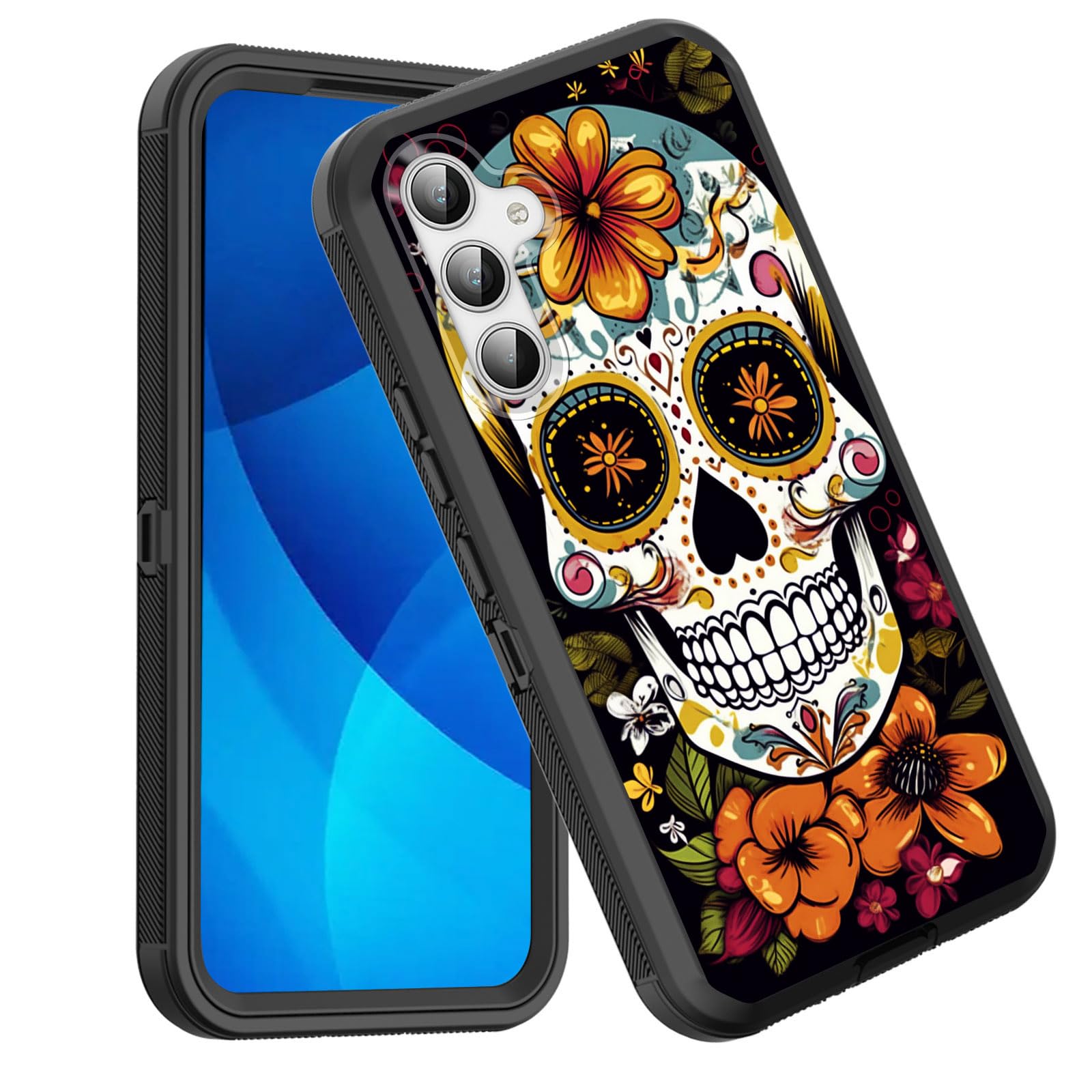 GFEWYTJYJ for Galaxy S25 Case,Shockproof 3-Layer Full Body Protection Rugged Heavy Duty High Impact Hard Cover Case for Samsung Galaxy S25 6.2 inch