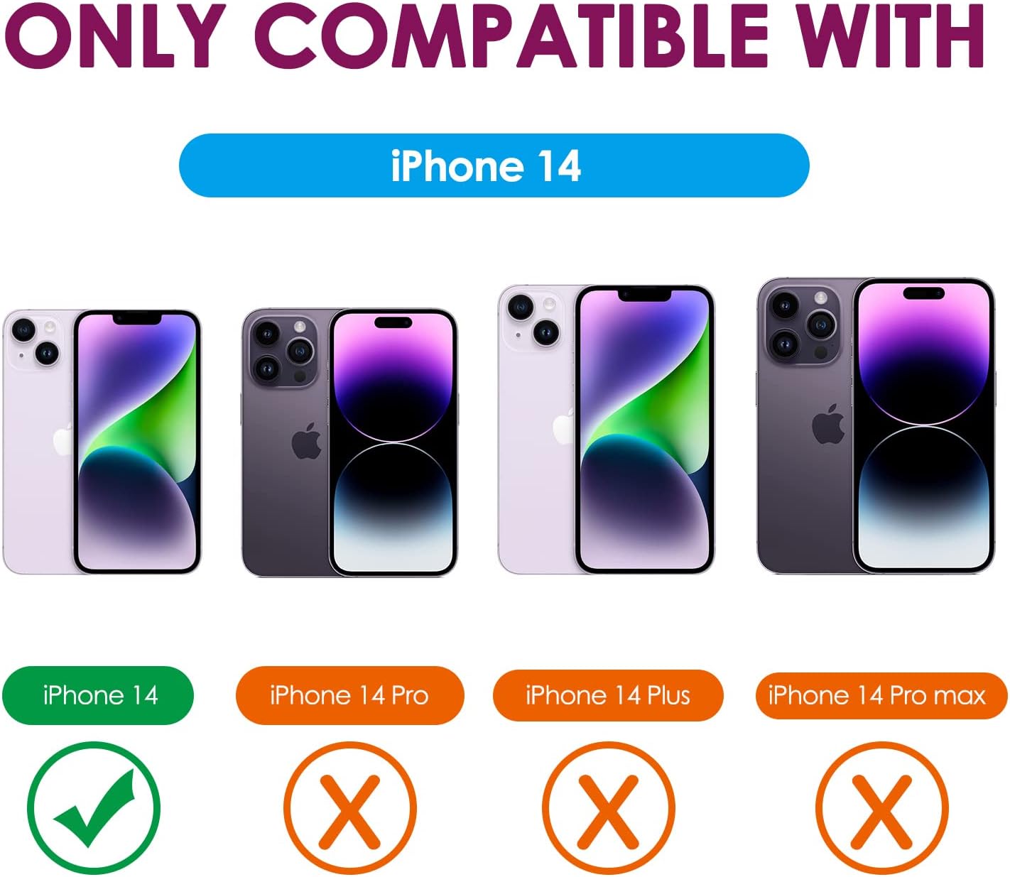 Losin Compatible with iPhone 14 Case Borderless Design Camera Lens Protection Thin Lightweight Soft Silicone Frameless Case Shockproof Bumper Cover for iPhone 14 6.1 inch, Black - Image 2