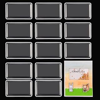 BAOFALI 20Pcs Rectangle Dimensional Shaker Sizes 3" x1-3/4 Diameter for Card Making Cards,Plastic Clear Puffy Shaker Covers Shaker Window Blister Paper Crafting Card Making Arts Projects Crafts