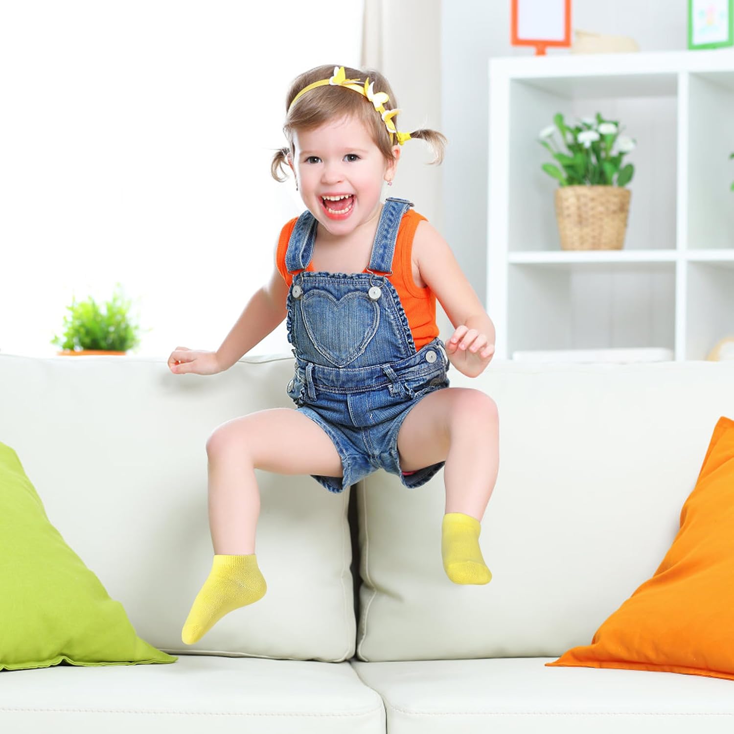 25 Pairs Toddler Socks, Girls Socks Kids Ankle Sock Colorful Low Cut Sock for Girls 1-14 Years - Image 3