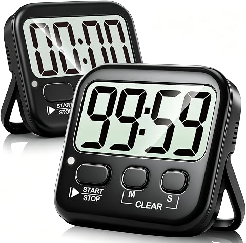 Antonki 2 Pack Digital Timer for Kids and Cooking