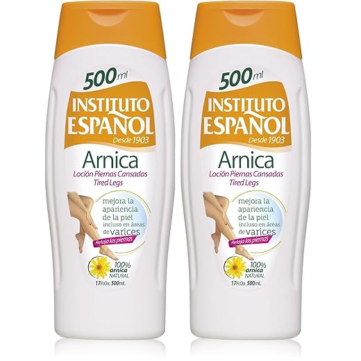 ARNICA TIRED LEGS LOTION, 500 ml (Pack of 2)