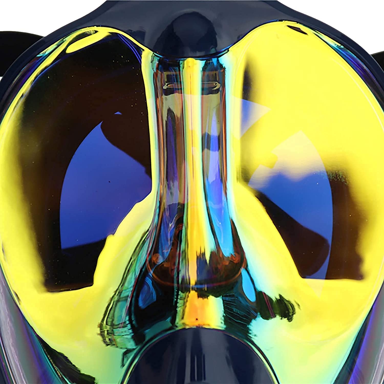 Maschere da Immersione, Maschere da Snorkeling, Maschere subacquee antiappannamento, Maschera Integrale da Immersione, Set da Snorkeling con Anello Antiscivolo, boccaglio (Nero S)