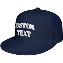 Custom Embroidered Baseball Cap Personalized Text Logo Printed Cotton Hat Adjustable Fit for Men Women Adults Sports Gifts