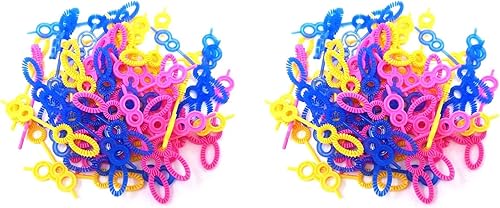 Miniatura 5 de Honbay 50 varitas de burbujas de varios agujeros de colores