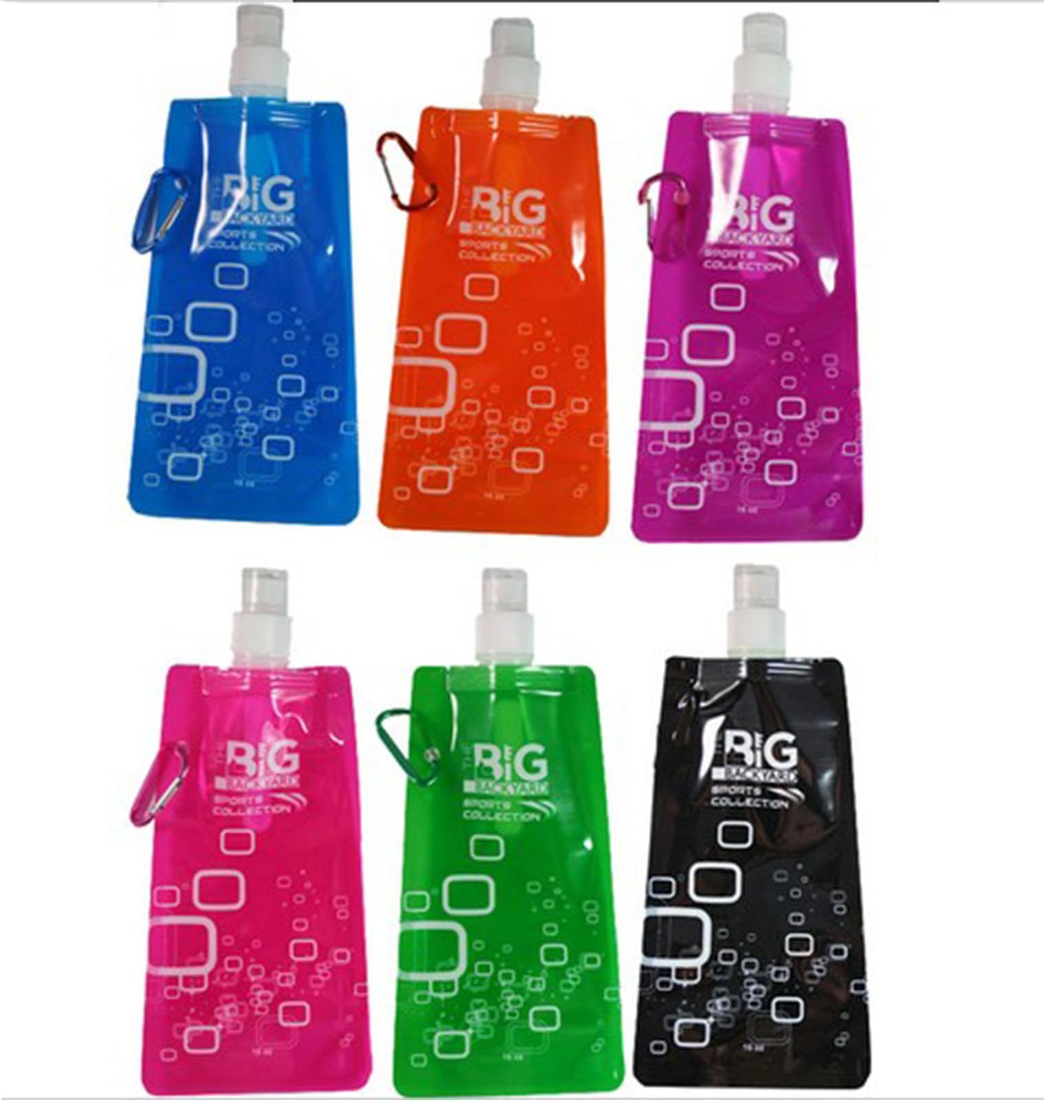 Globle BPA Free Collapsible Water Bottle Collapsible Reusable Attachable Eco Friend New