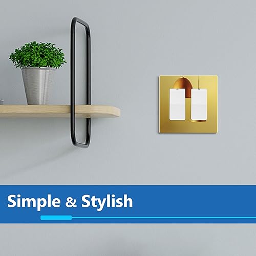 Miniatura 7 de LIDER Placa de pared doble decoradora, resistente a los impactos, acrílico espejado, plexiglás, acabado reflectante, actualización moderna, cubierta