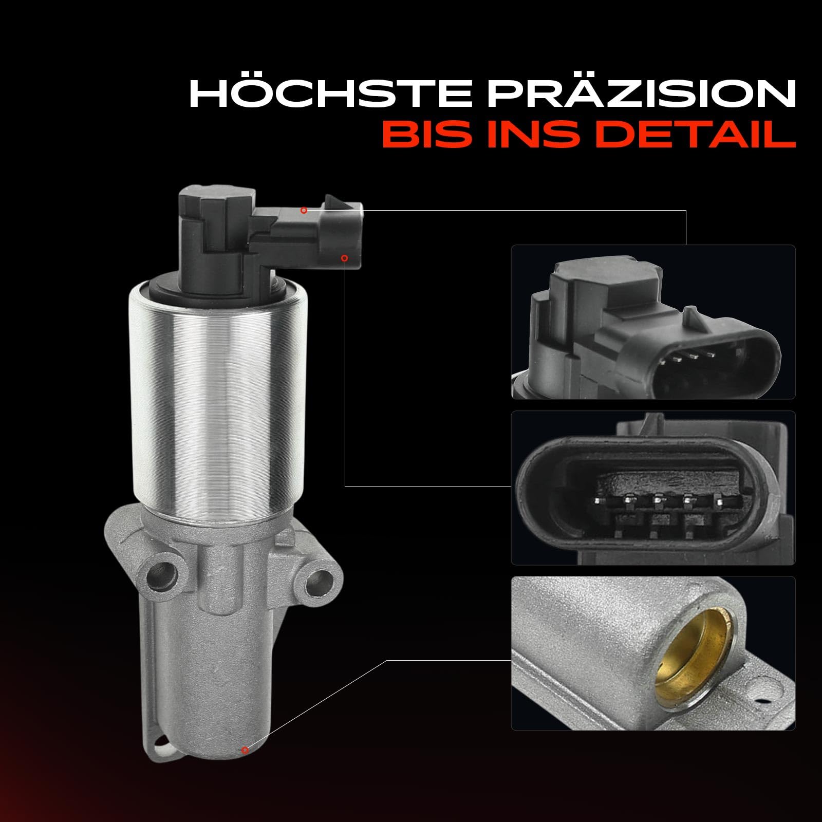 AGR-Ventil Kühler Abgasrückführung für Astra G F67 F08 F48 F07 F35 F69 Astra H L48 L35 L08 L67 Meriva Vectra C Zafira/Zafira Family B A05 1.6L Benzin 2000-2012 24445720