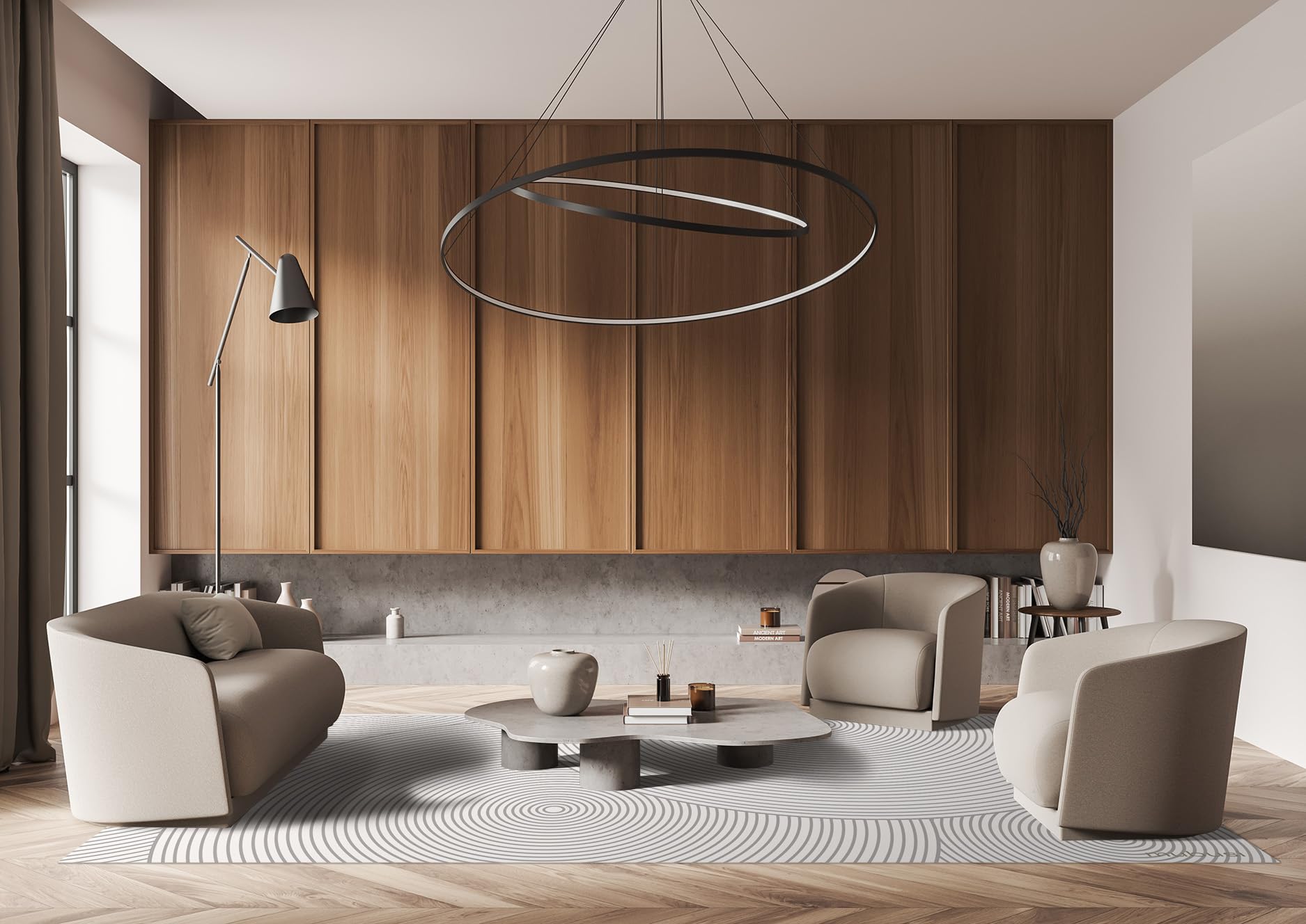 Alfombra Vinílica Cocina Salón - Varios Tamaños - (Dunas 80x160 cm)