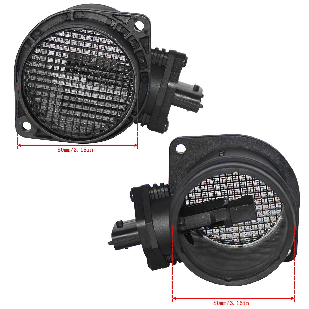 Mass Air Flow Meter Sensor MAF Compatible with Volvo C70 S60 S80 V50 V70 XC70 XC90 Fit 0280218088 8670115