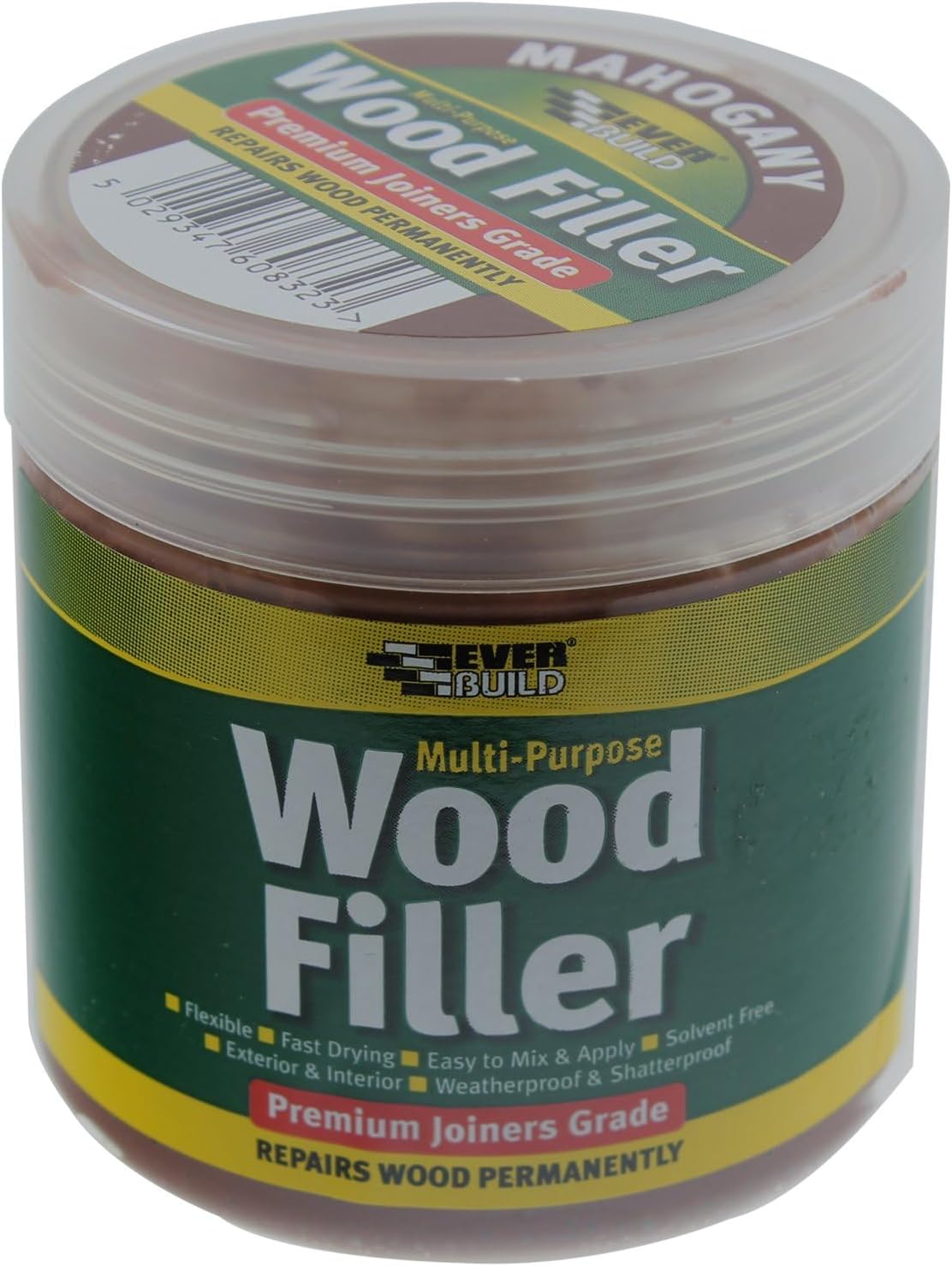 Everbuild MPWOODMAH2-EBD Multi-Purpose Wood Filler, Mahogany, 250 ml