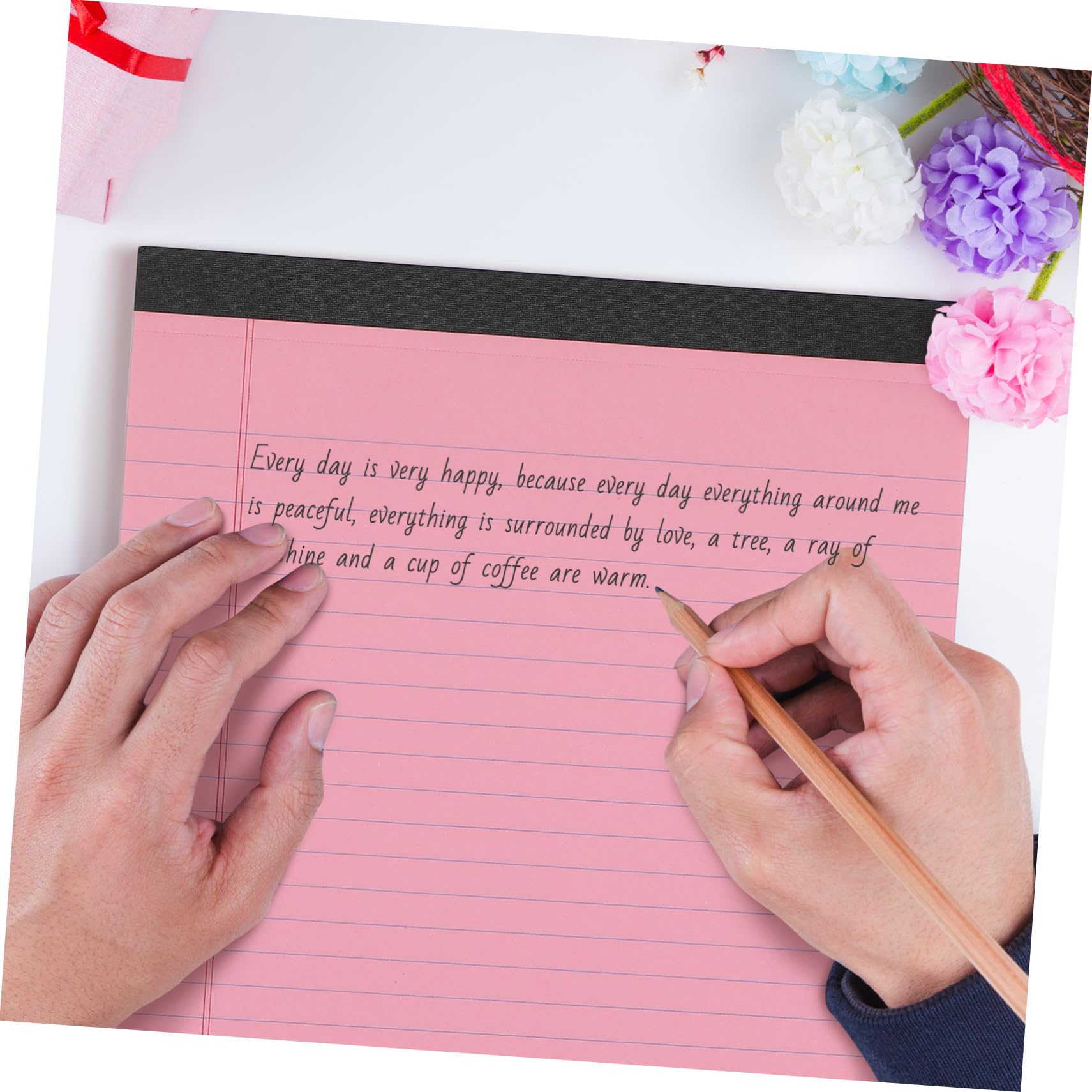 Happyyami Blocchi Minimal Bleed Ink 6 Pezzi per Appunti in Carta Design Elegante per Scrivere e Doodling in Ufficio e Scuola