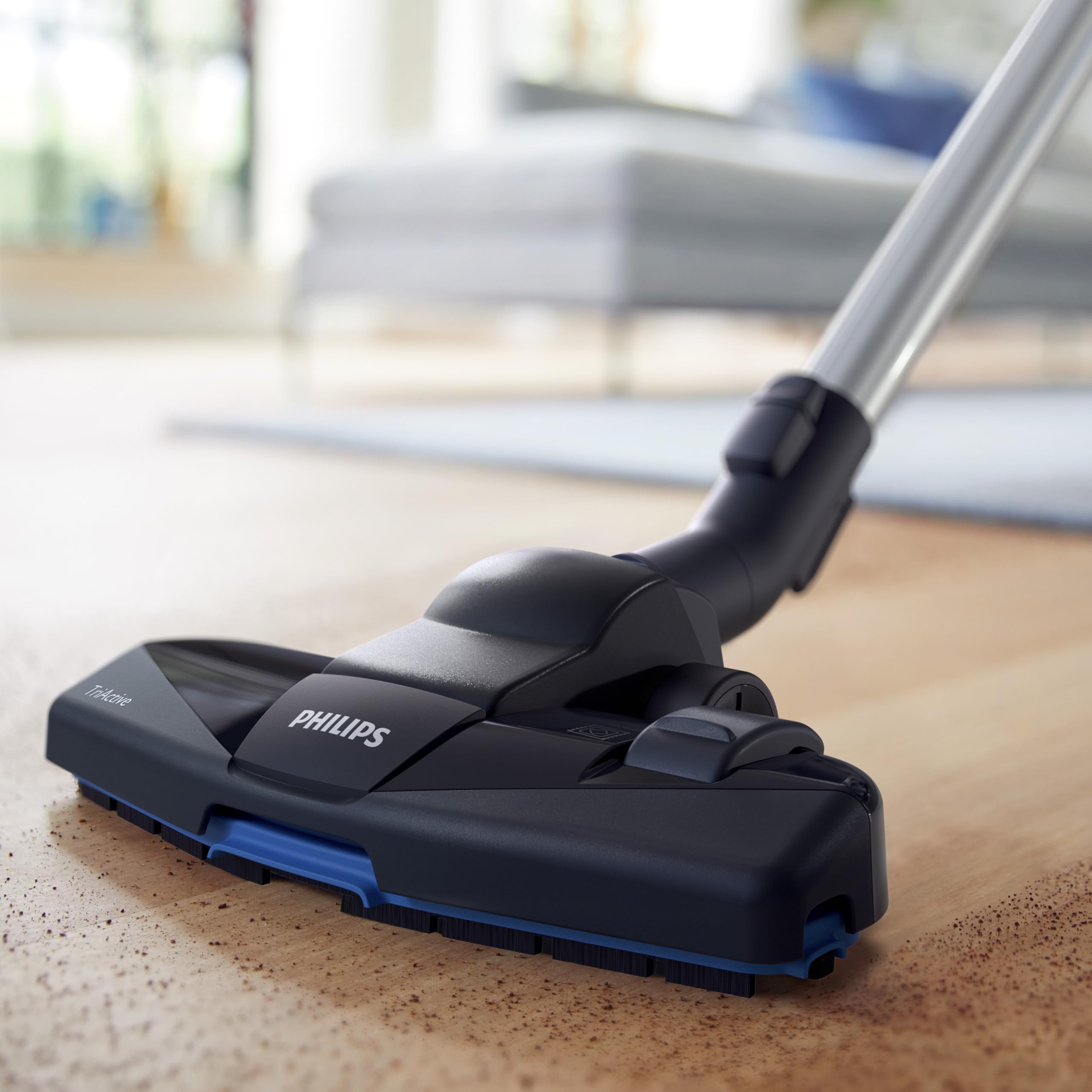 Philips PowerPro Compact FC9331/09 - Aspirador, Sistema Ciclonico sin Bolsa, Deposito 1.5l, Filtro Antialergias, Facil de Limpiar