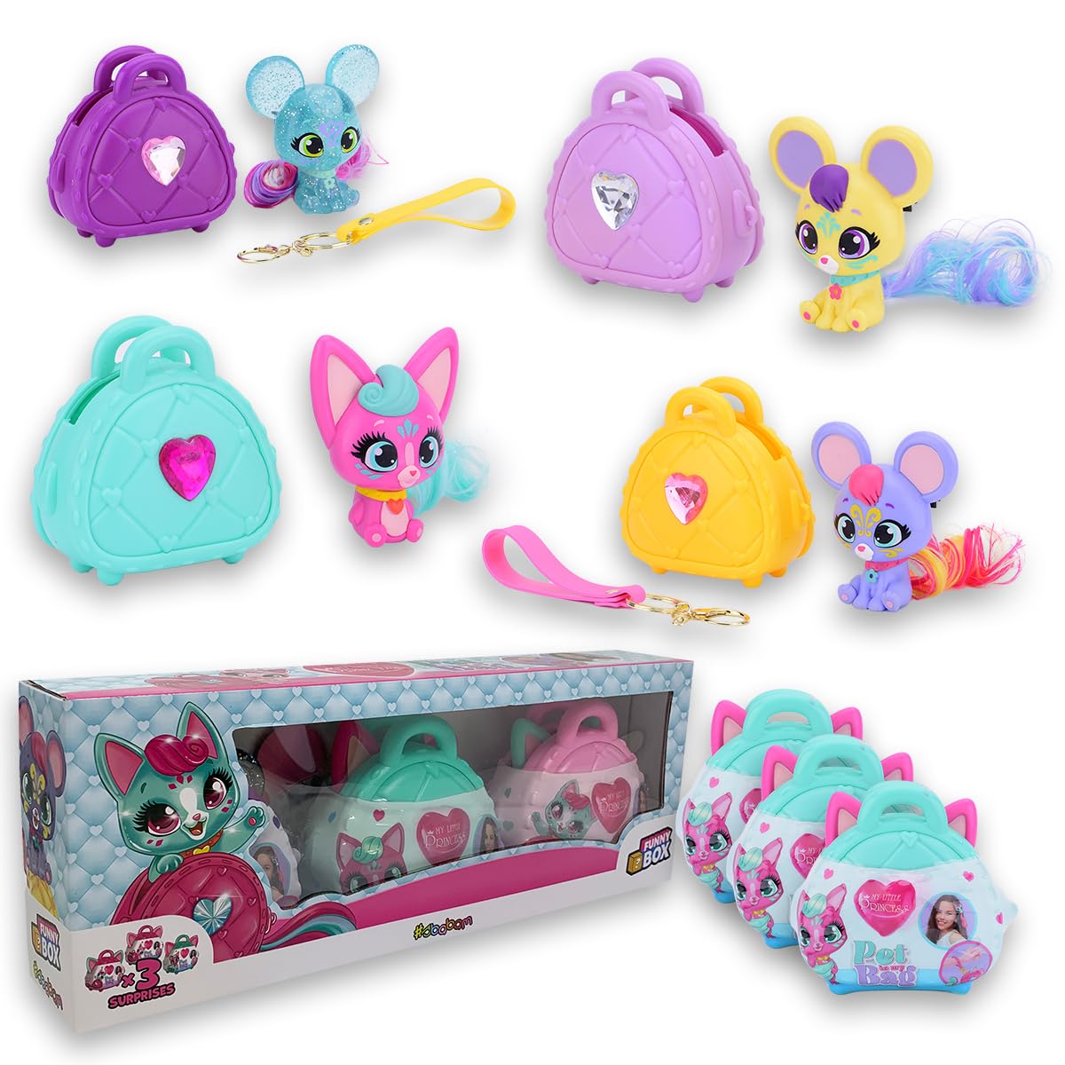 sbabam Funny Box My Little Princess Pet in My Bag, Handbag with