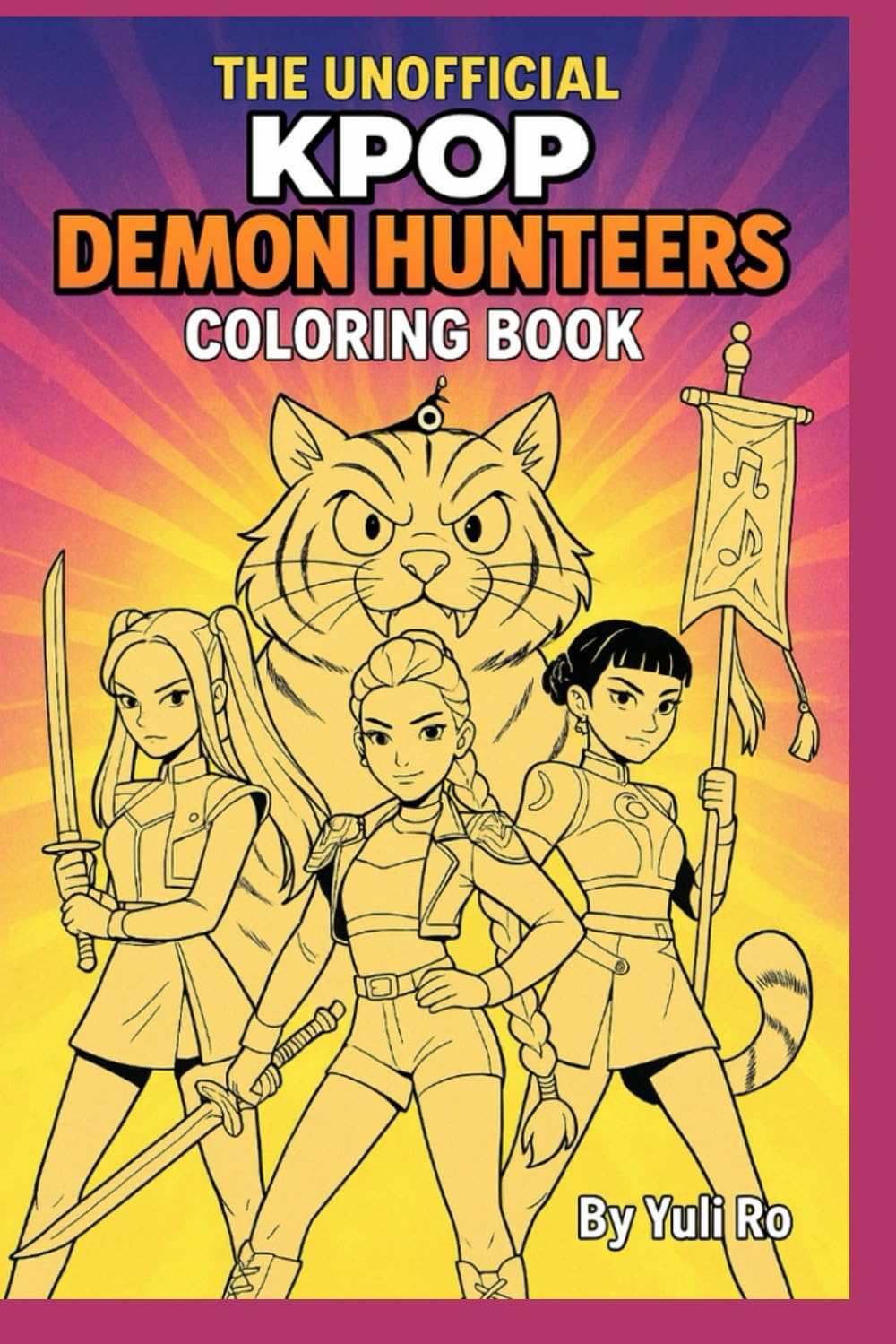The Unofficial KPop Deemon Hunteers: Coloring Book
