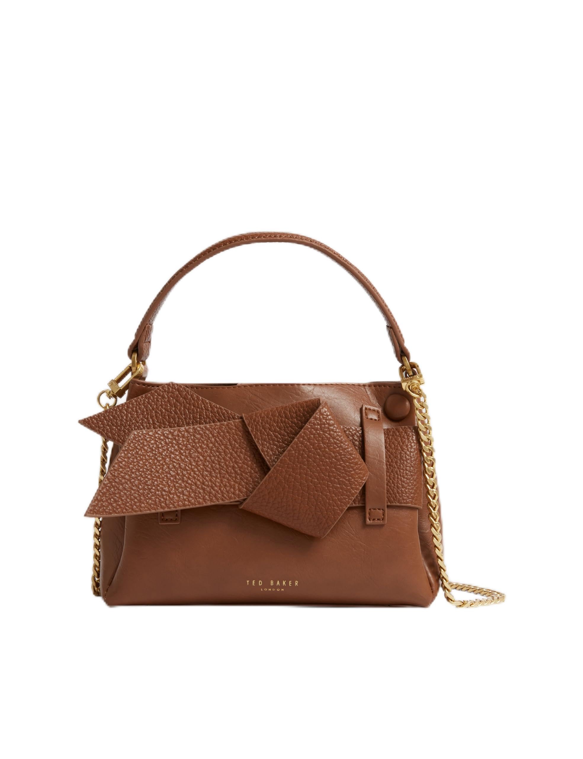 Ted Baker Women's S282343TANO/S Knot Bow Mini Top Handle Bag, TAN
