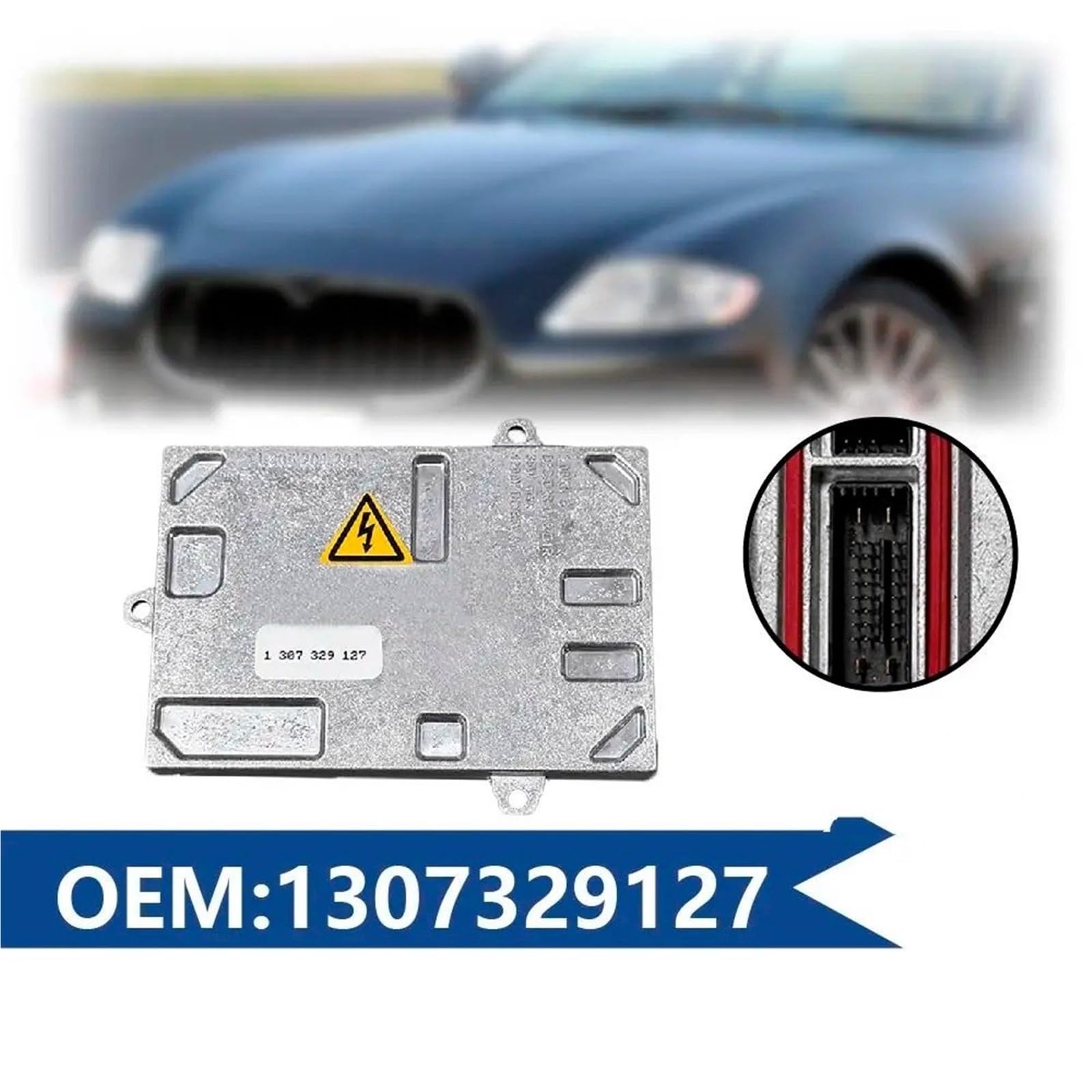 Módulo balasto 1307329127 para Maserati para Quattroporte GT 2009-2012 Faro Xenón DRL Balastos Módulo De Control Unidad Accesorios Coche(2 PCS)