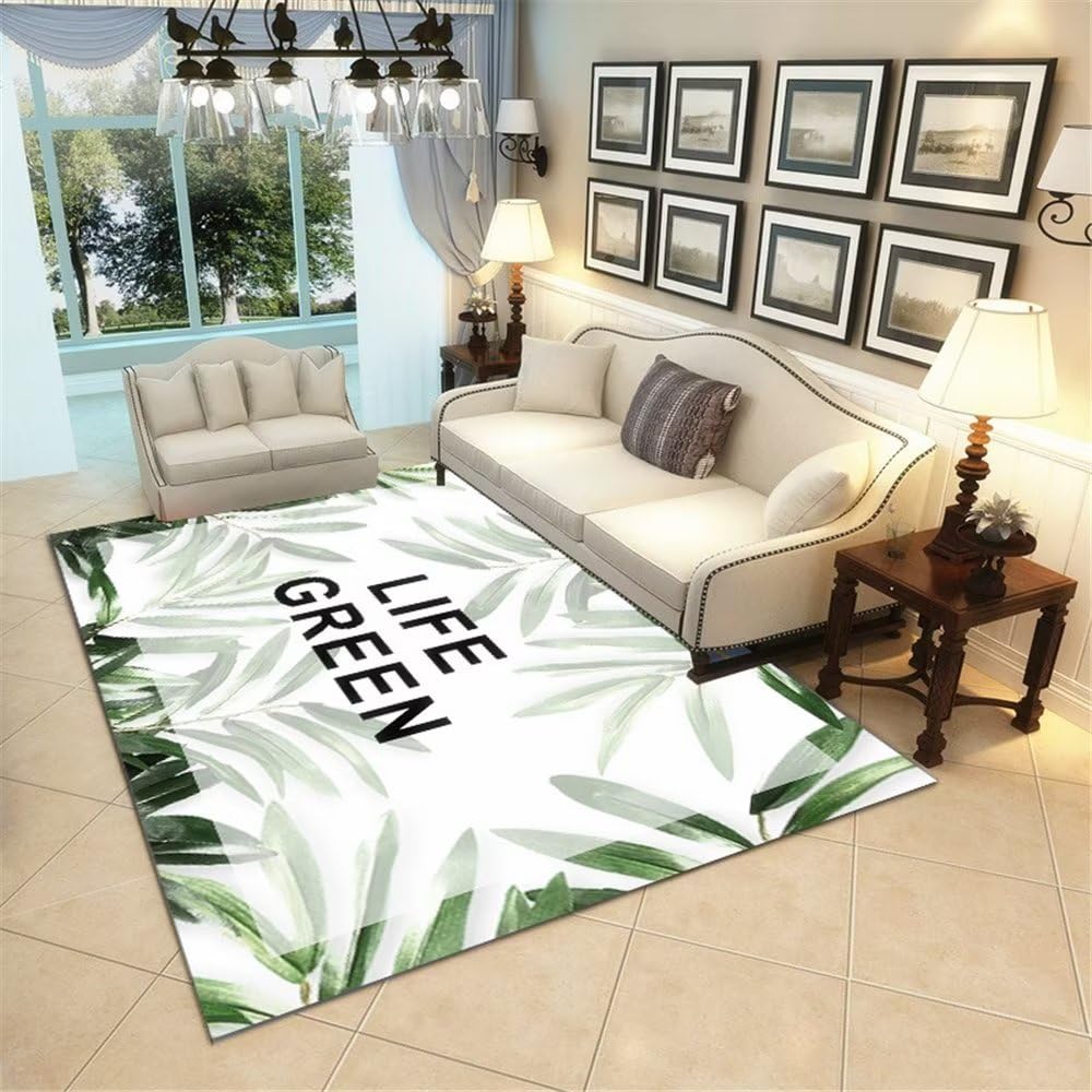 Tapis de balcon extérieur grand format 160x230 tapis de sol vert de chambre ado
