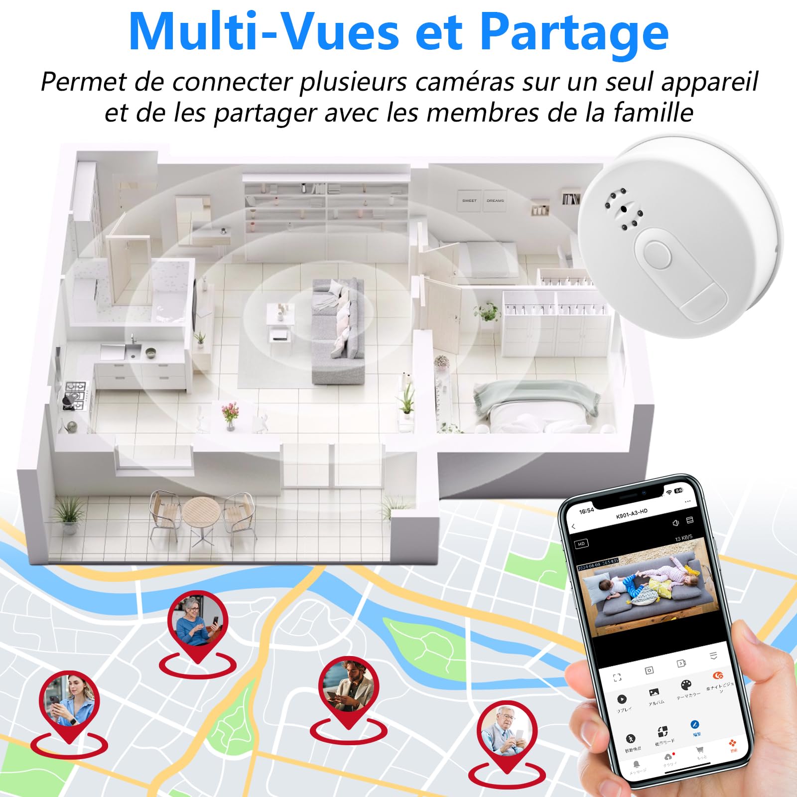 Mini Camera Espion Sans Fil Invisible Caméra Espion WiFi UYIKOO 5G/2.4GHz - Détection Mouvement 1080P Avec Vision Nocturne - Batterie 3300mAh Caméra Cachée Wifi 1080p Mini Camera Espion Sans Fil Invisible Caméra Espion WiFi UYIKOO 5G/2.4GHz - Détection Mouvement 1080P Avec Vision Nocturne - Batterie 3300mAh Caméra Cachée Wifi 1080p