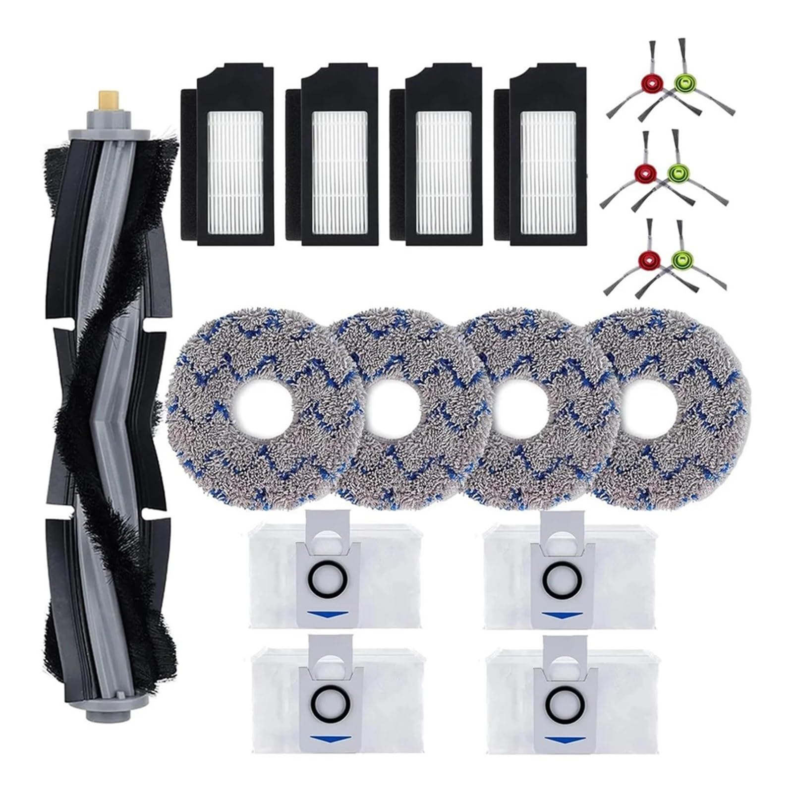 Filtre et brosse principale haute efficacité pour ECOVACS DEEBOT X1 T20