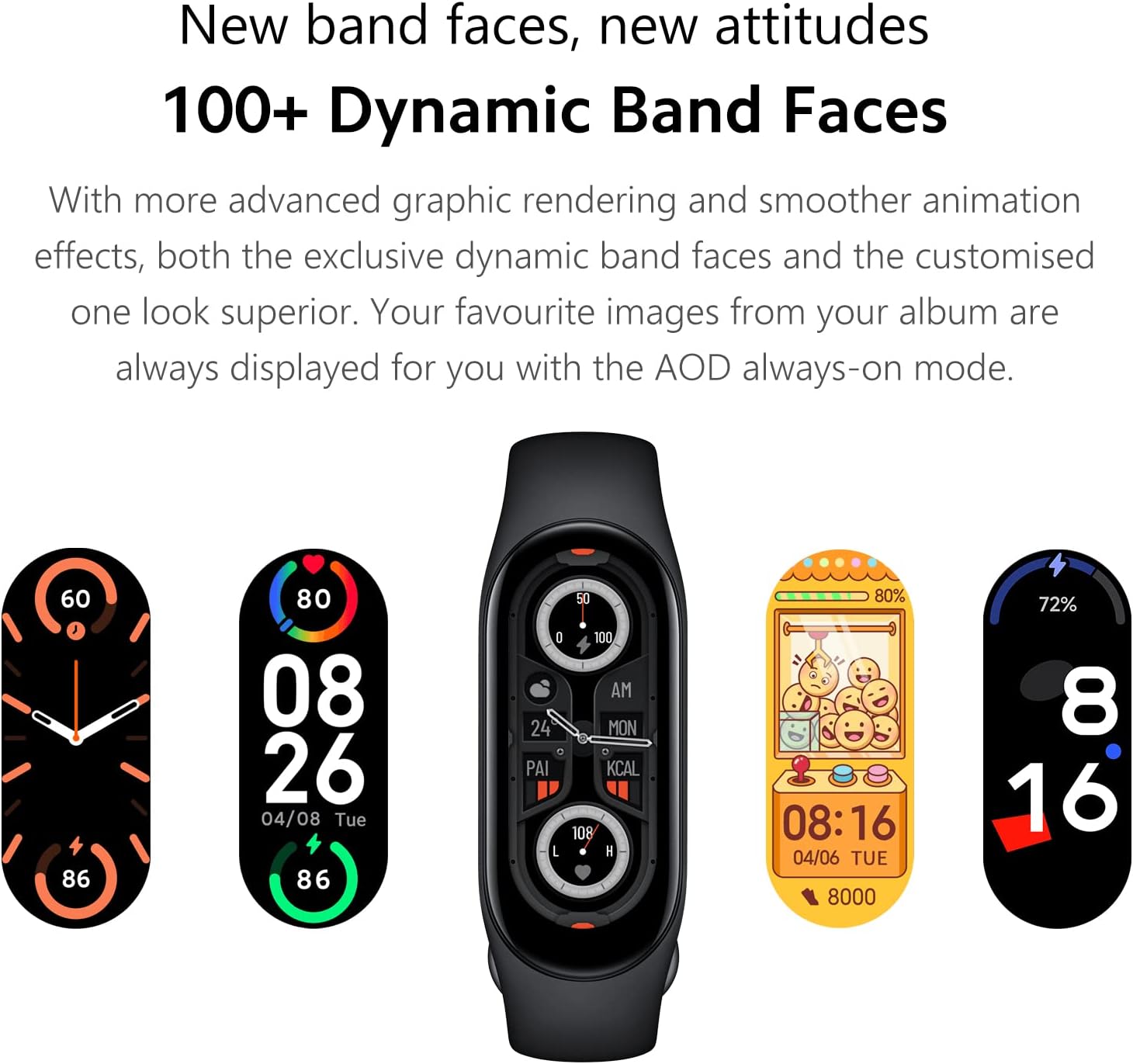 Xiaomi Mi Smart Band 7 Sport Activity Tracker,Orologi Connessi AMOLED 1,62,110+ Modalità di Esercizio,14 Giorni di Durata Della Batteria,Cardiofrequenzimetro,Monitoraggio del Sonno,5ATM Impermeabile Xiaomi Mi Smart Band 7 Sport Activity Tracker,Orologi Connessi AMOLED 1,62,110+ Modalità di Esercizio,14 Giorni di Durata Della Batteria,Cardiofrequenzimetro,Monitoraggio del Sonno,5ATM Impermeabile