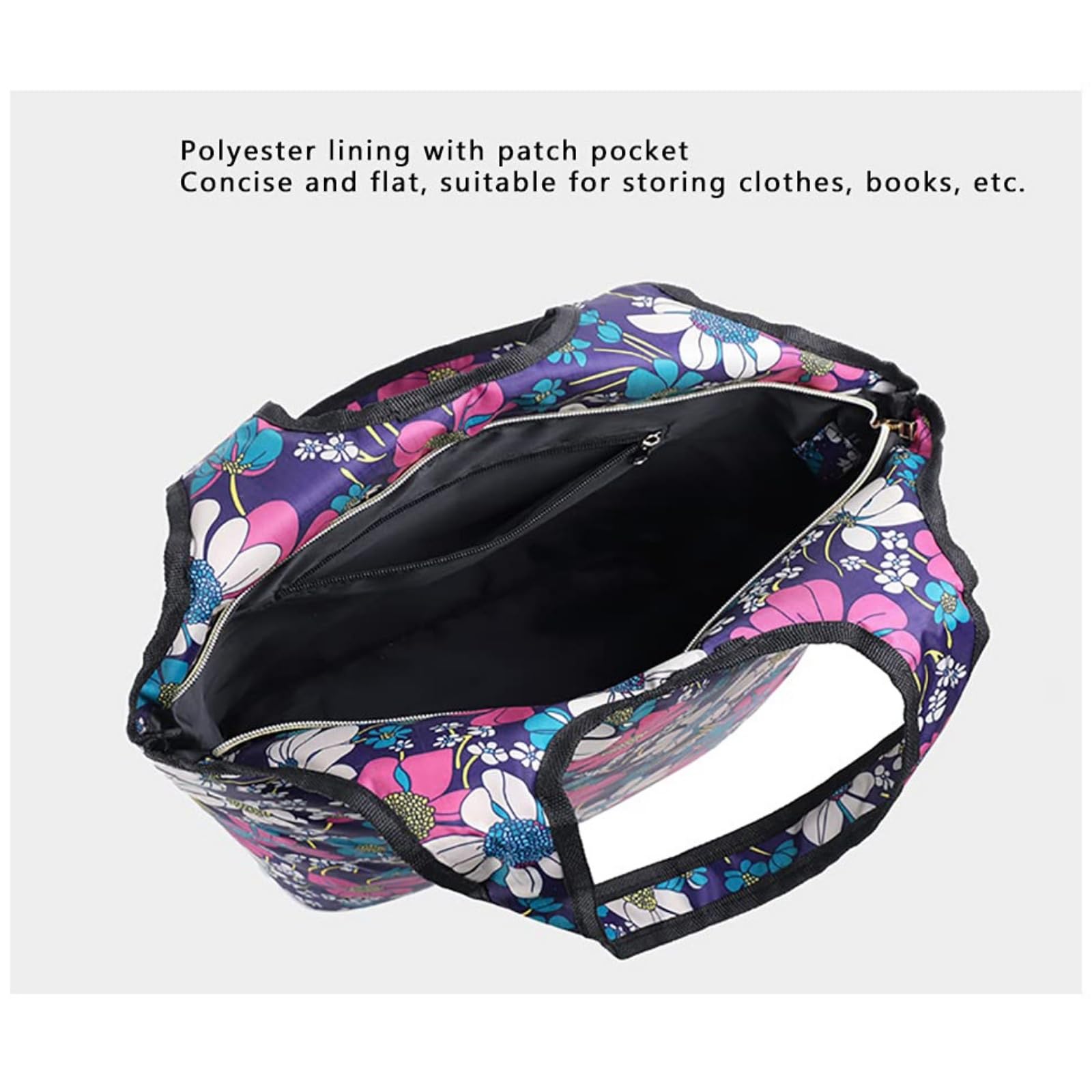 Borsa pieghevole per carrello della spesa, resistente in lega di alluminio a 4 ruote, borsa portatile 2 in 1 per supermercati, viaggi, picnic, design staccabile