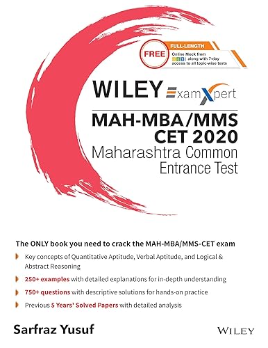 Wiley's ExamXpert MAH-MBA/MMS CET 2020 Maharashtra Common Entrance Test