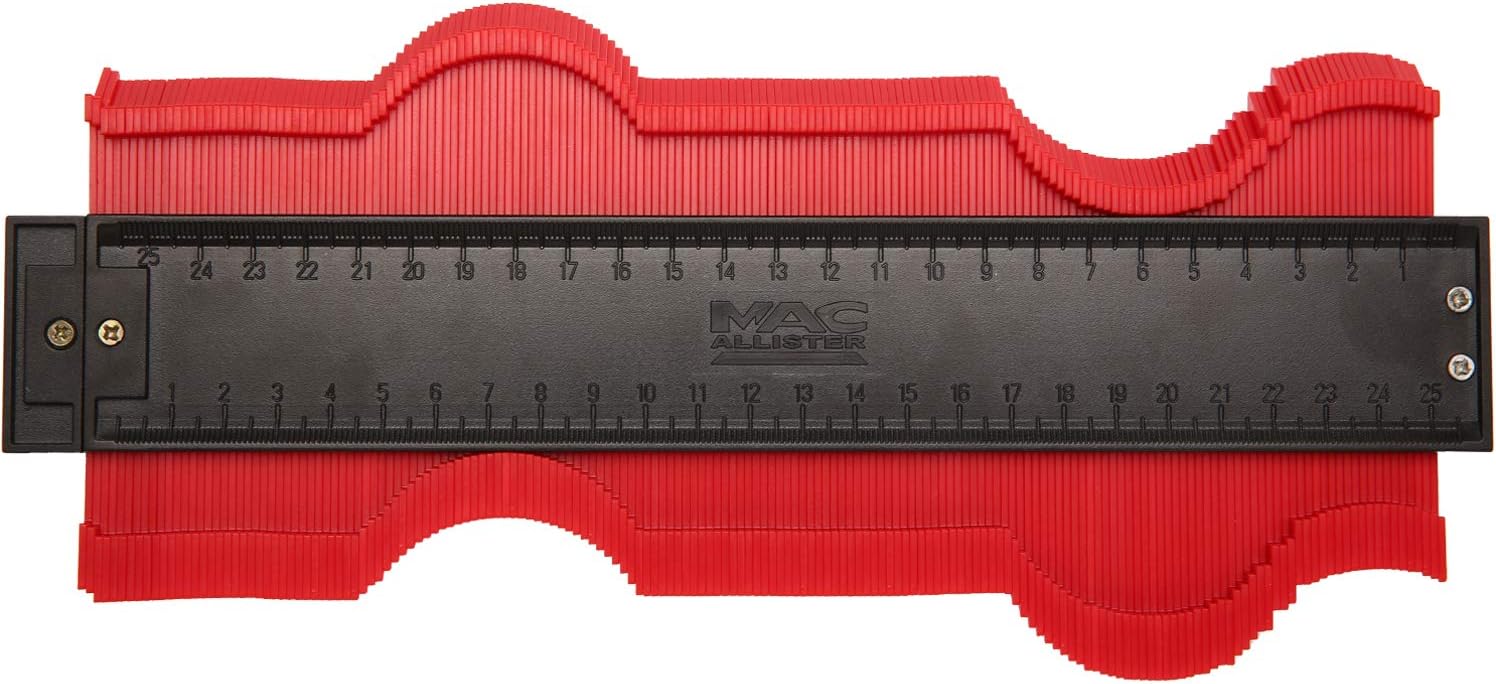 AlexBasic Contour Gauge Duplicator 10 Inch Profile Gauge Shape Duplicator Copying Tool Pots Making Tool for Perfect Fit and Easy Cutting