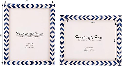 Miniatura 4 de Handicrafts Home Juego de 2 marcos de fotos de 8 x 10 pulgadas, diseño de explosión de sol, decoración de pared y mesa