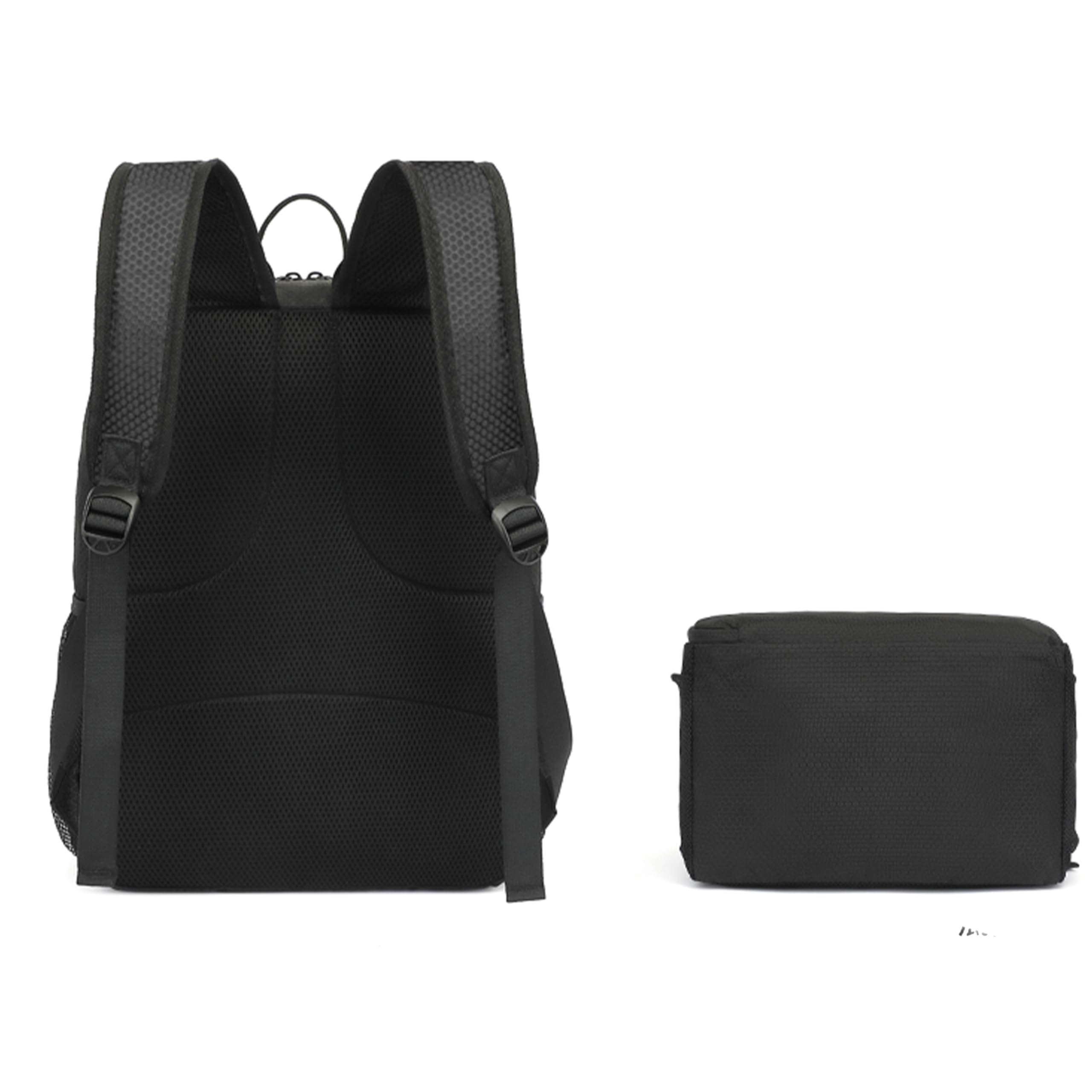 Mochila de fútbol, mochila de baloncesto con compartimento para pelotas y compartimento para zapatos, mochila deportiva ligera, resistente al agua, bolsa de equipamiento deportivo para