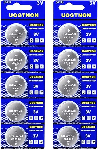 Batería de litio CR2320 de 3V (paquete de 10)
