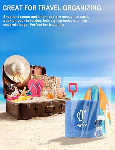 Miniatura 7 de Paquete de 12 bolsas de plástico grandes para almacenamiento, bolsas transparentes para congelador de 5 galones de 18 x 24 pulgadas, bolsas de