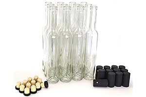 Decorative Bottles For Arts, Bottles, Syrups, Oils, Vinegars & Crafts
