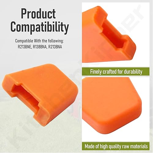 Miniatura 3 de KitchenKipper Paquete de 4 almohadillas antimanchas 079007001093 compatibles con clavadora Ridgid Brad, se adapta a R213BNE, R138BNA, R213BNA - No
