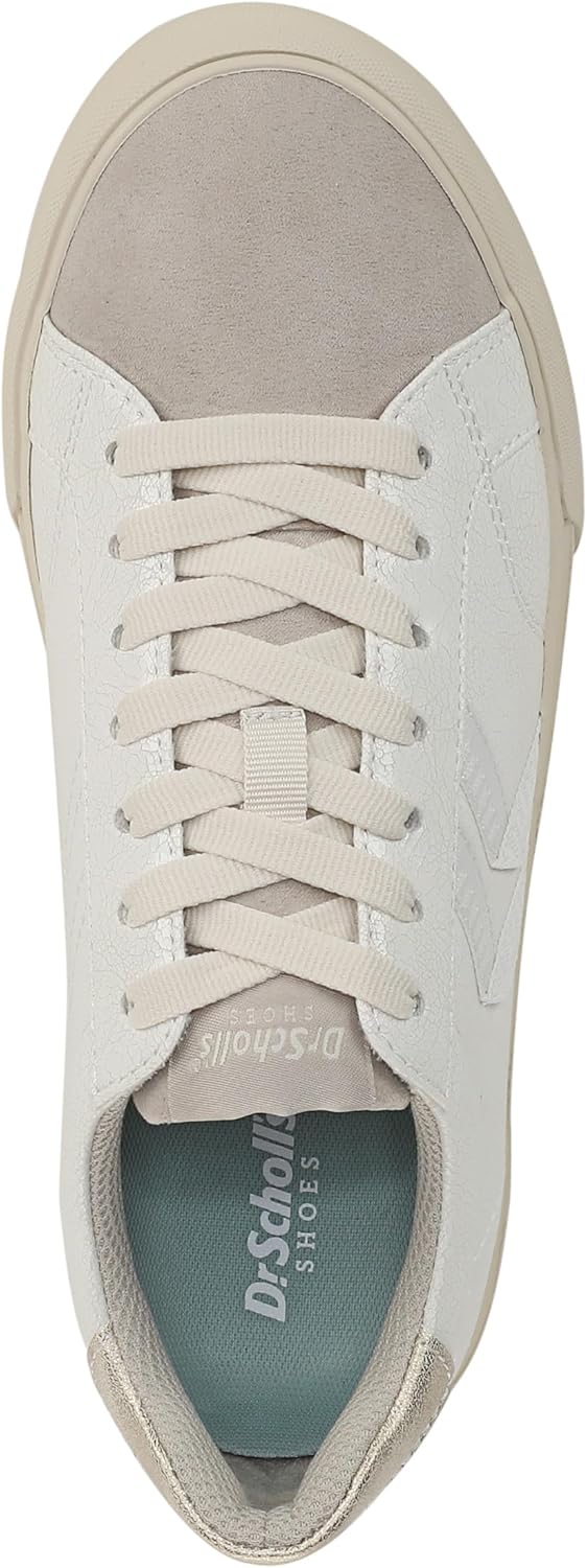 Dr. Scholl's Women's Offline Sneaker Off White Smooth 8 M - Image 5