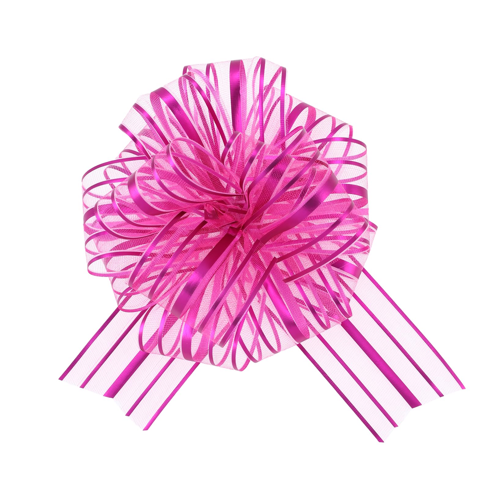 Lazos de organza para envolver regalos de cumpleaños y decorar cestas de boda